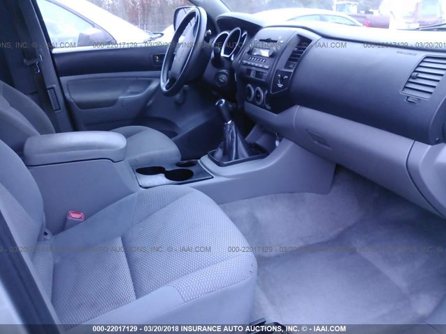 5TETX22N57Z409070 - 2007 TOYOTA TACOMA ACCESS CAB Silber Foto 5