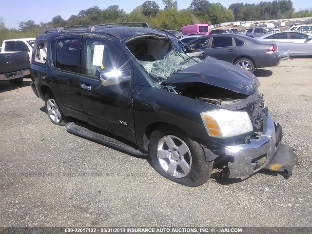 5N1AA08A45N723452 - 2005 NISSAN ARMADA SE/LE GREEN photo 1