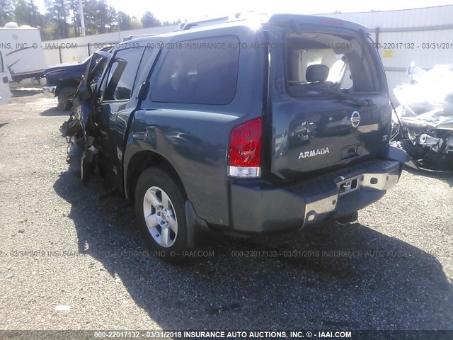 5N1AA08A45N723452 - 2005 NISSAN ARMADA SE/LE GREEN photo 3