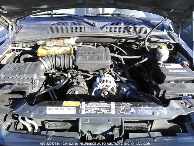 1J4GL48K72W223195 - 2002 JEEP LIBERTY SPORT 蓝色 照片 10