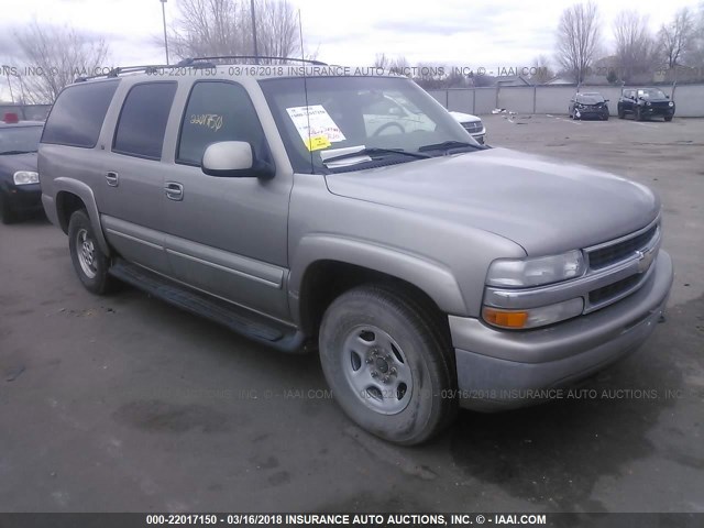 1GNFK16TX1J217649 - 2001 CHEVROLET SUBURBAN K1500 TAN photo 1