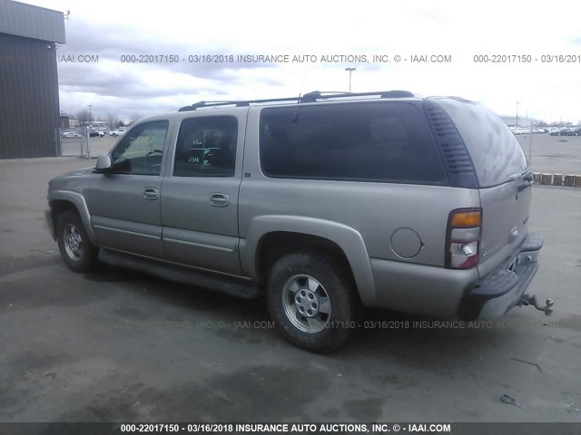 1GNFK16TX1J217649 - 2001 CHEVROLET SUBURBAN K1500 TAN photo 3