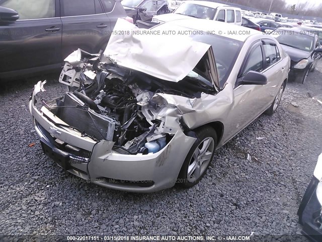 1G1ZB5E12BF194863 - 2011 CHEVROLET MALIBU LS 棕色 照片 2