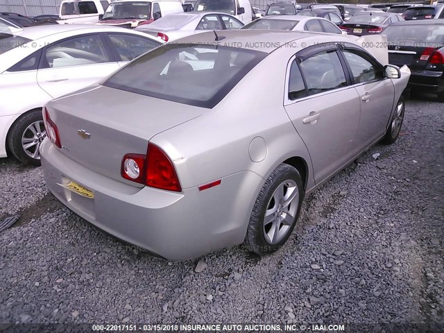 1G1ZB5E12BF194863 - 2011 CHEVROLET MALIBU LS 棕色 照片 4