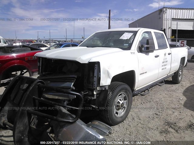 1GC1KUEG0FF526517 - 2015 CHEVROLET SILVERADO K2500 HEAVY DUTY WHITE photo 2