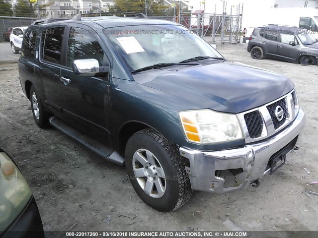 5N1AA08B04N703710 - 2004 NISSAN ARMADA SE/LE GREEN photo 1