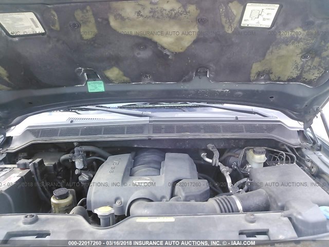 5N1AA08B04N703710 - 2004 NISSAN ARMADA SE/LE GREEN photo 10