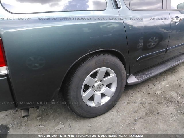 5N1AA08B04N703710 - 2004 NISSAN ARMADA SE/LE GREEN photo 6