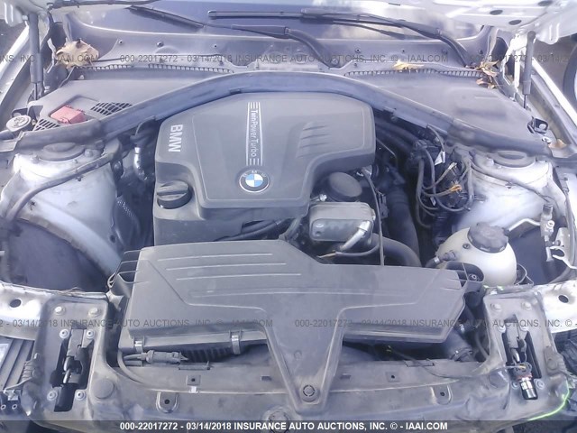 WBA3C1C53DF442708 - 2013 BMW 328 I SULEV WHITE photo 10