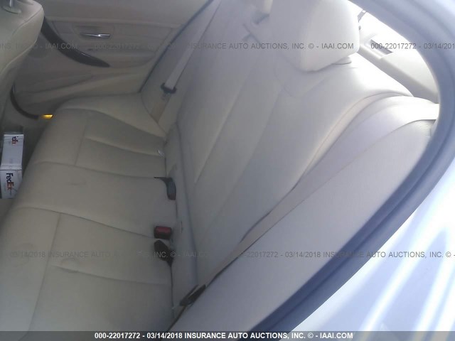 WBA3C1C53DF442708 - 2013 BMW 328 I SULEV WHITE photo 8