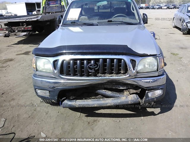 5TEWN72N53Z223944 - 2003 TOYOTA TACOMA XTRACAB GRAY photo 6