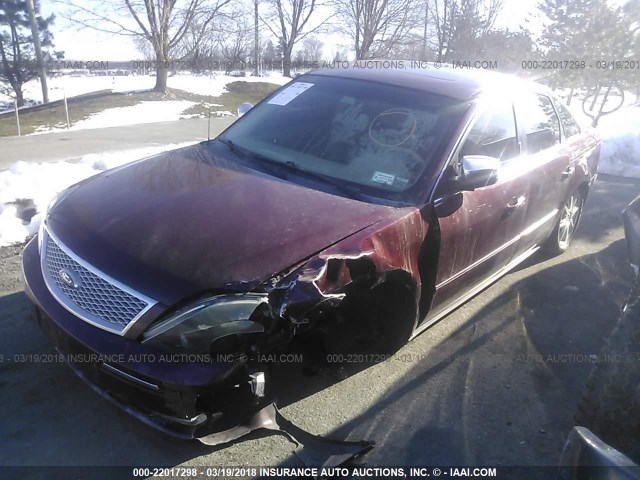 1FAFP25136G120531 - 2006 FORD FIVE HUNDRED LIMITED RED photo 2