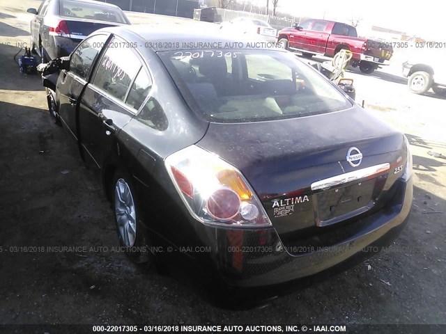 1N4AL21E78N553492 - 2008 NISSAN ALTIMA 2.5/2.5S BLACK photo 3