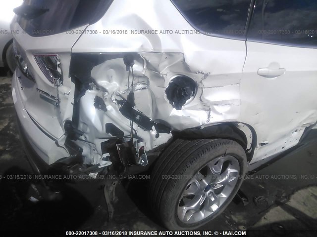 1FMCU0J91EUE53716 - 2014 FORD ESCAPE TITANIUM WHITE photo 6