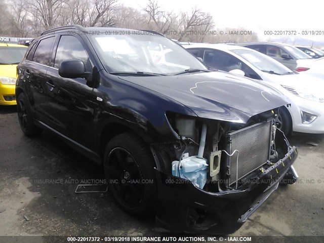 4A4AR4AU3DE008940 - 2013 MITSUBISHI OUTLANDER SPORT SE BLACK photo 1