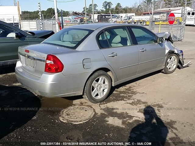 1G1ZT58N38F107444 - 2008 CHEVROLET MALIBU LT/CLASSIC SILVER photo 4