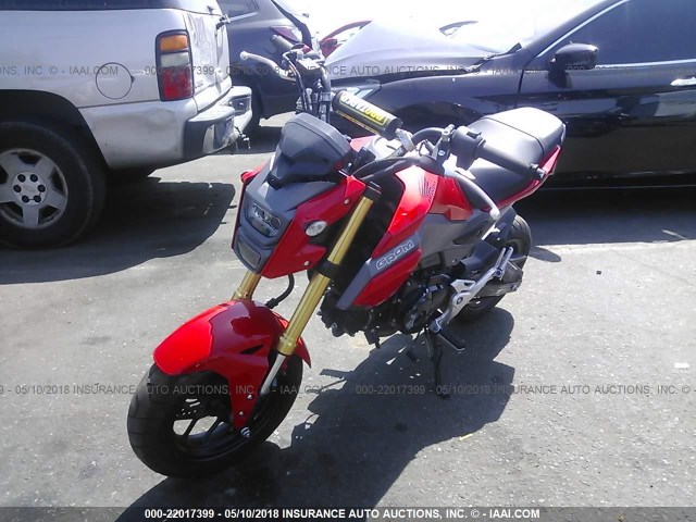 MLHJC6111H5205389 - 2017 HONDA GROM 125 RED photo 2