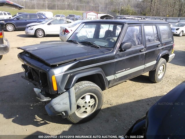 1J4FF68S4XL617261 - 1999 JEEP CHEROKEE SPORT/CLASSIC შავი ფოტო 2