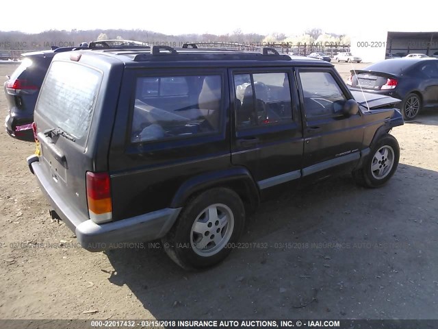 1J4FF68S4XL617261 - 1999 JEEP CHEROKEE SPORT/CLASSIC შავი ფოტო 4