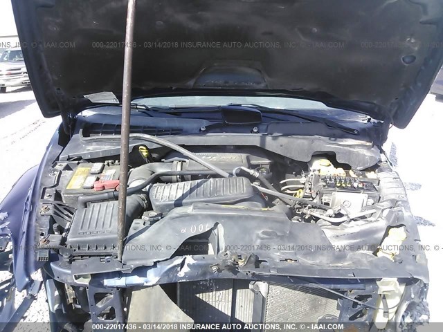 1D4HB48256F132965 - 2006 DODGE DURANGO SLT Dark Blue photo 10