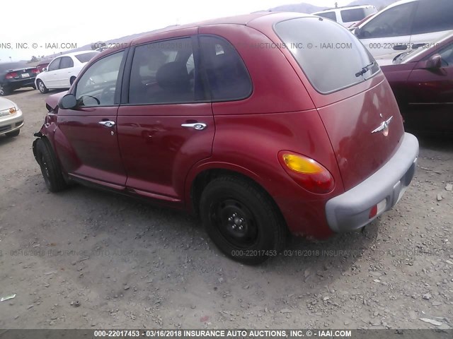 3C4FY48BX3T529740 - 2003 CHRYSLER PT CRUISER CLASSIC 红色 照片 3