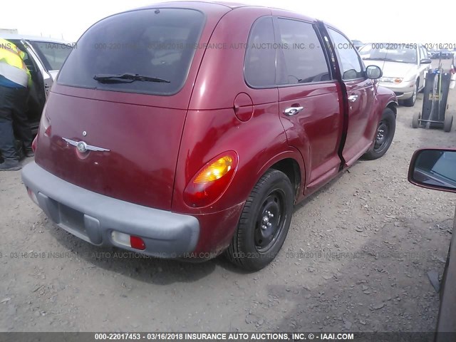3C4FY48BX3T529740 - 2003 CHRYSLER PT CRUISER CLASSIC 红色 照片 4