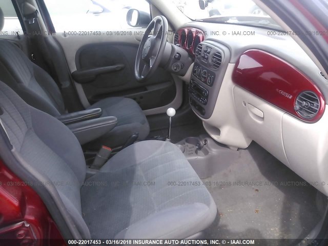 3C4FY48BX3T529740 - 2003 CHRYSLER PT CRUISER CLASSIC 红色 照片 5