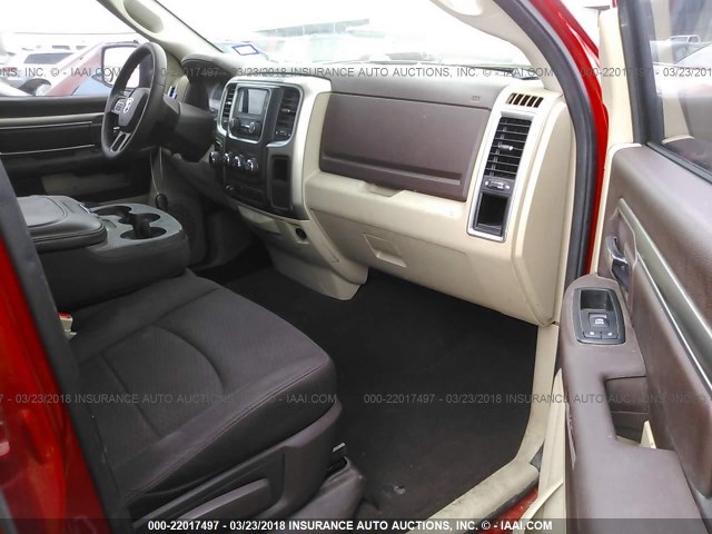 1C6RR6GG8DS562491 - 2013 RAM 1500 SLT RED photo 5