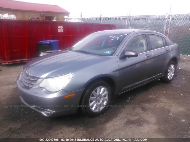 1C3LC46R97N590783 - 2007 CHRYSLER SEBRING Light Blue photo 2