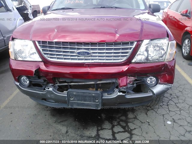1FMZU73KX5UB77393 - 2005 FORD EXPLORER XLT/XLT SPORT/NBX RED photo 6