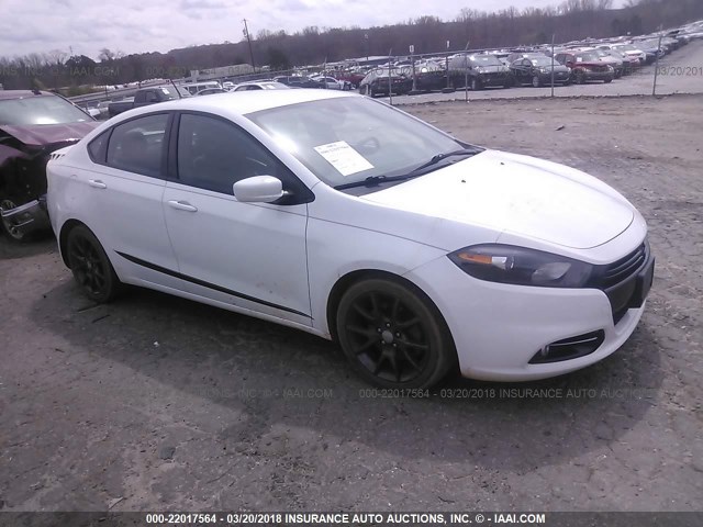 1C3CDFBB3FD267724 - 2015 DODGE DART SXT WHITE photo 1