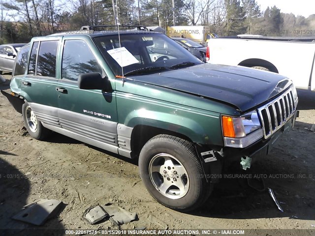 1J4FX58S3VC508729 - 1997 JEEP GRAND CHEROKEE LAREDO/TSI GREEN photo 1