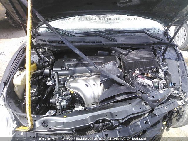 4T1BE46K39U884138 - 2009 TOYOTA CAMRY SE/LE/XLE GRAY photo 10