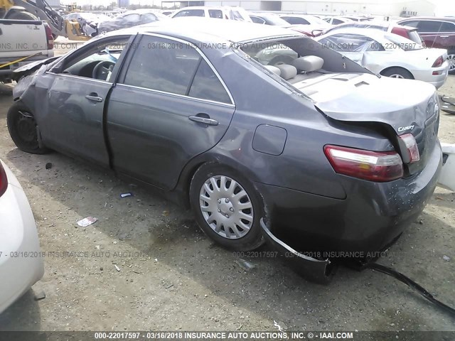 4T1BE46K39U884138 - 2009 TOYOTA CAMRY SE/LE/XLE GRAY photo 3