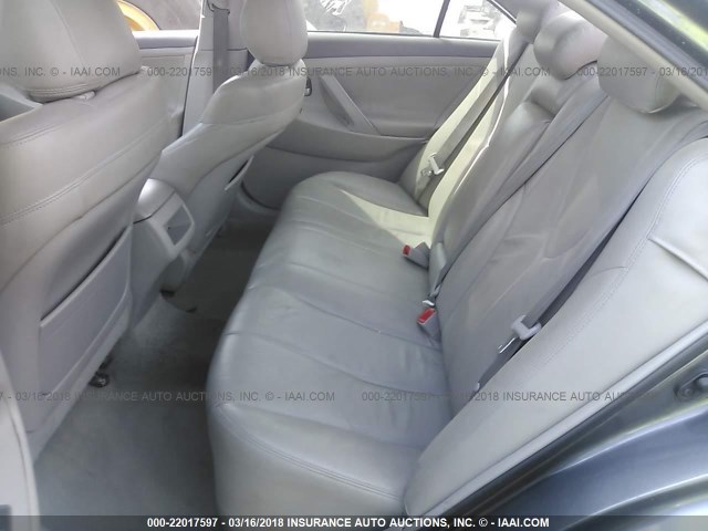 4T1BE46K39U884138 - 2009 TOYOTA CAMRY SE/LE/XLE GRAY photo 8