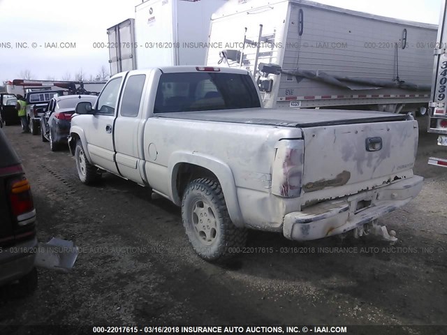 2GCEK19T941252956 - 2004 CHEVROLET SILVERADO K1500 SILVER photo 3