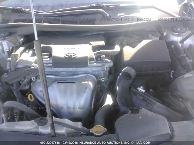 4T1BF1FK0CU147093 - 2012 TOYOTA CAMRY SE/LE/XLE 银色 照片 10