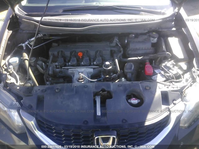 2HGFB2F98EH515077 - 2014 HONDA CIVIC EXL BROWN photo 10