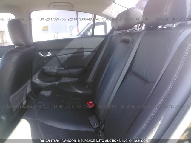 2HGFB2F98EH515077 - 2014 HONDA CIVIC EXL BROWN photo 8