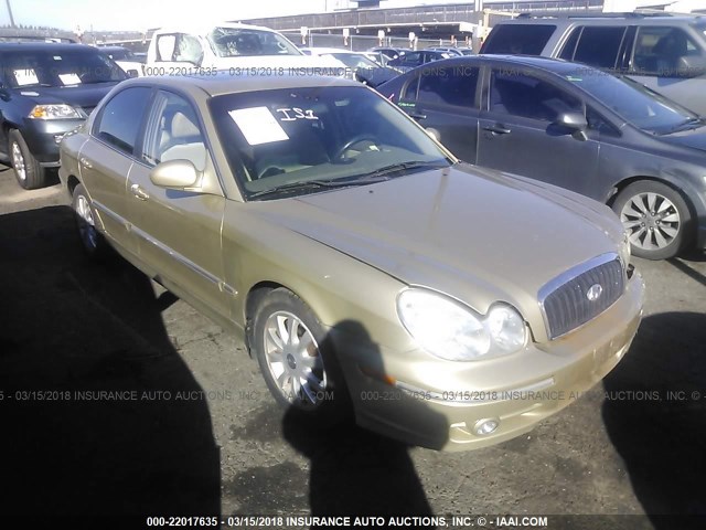 KMHWF35H24A004605 - 2004 HYUNDAI SONATA GLS/LX GOLD photo 1