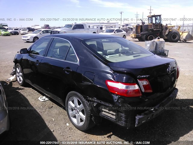 4T4BE46K88R039399 - 2008 TOYOTA CAMRY CE/LE/XLE/SE BLACK photo 3