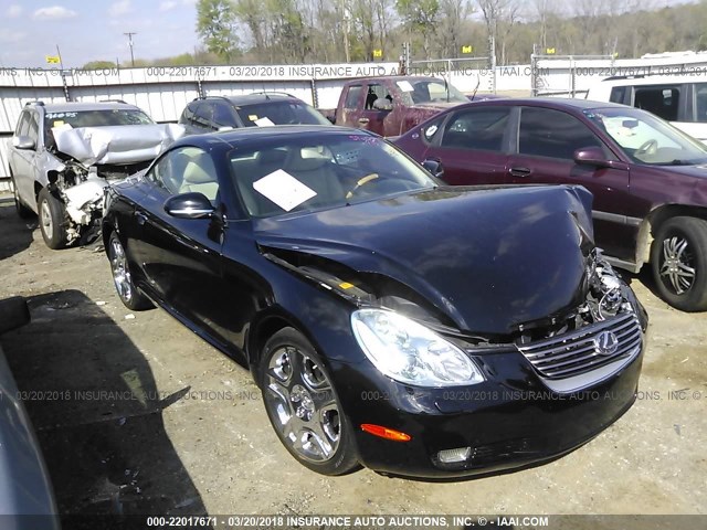 JTHFN48Y420027197 - 2002 LEXUS SC 430 BLACK photo 1