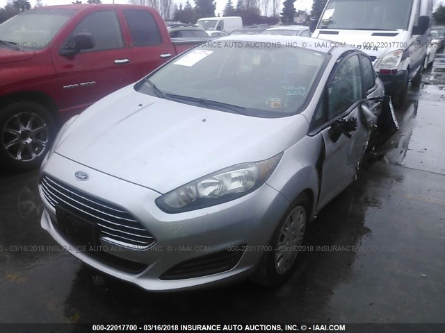 3FADP4AJ5EM133679 - 2014 FORD FIESTA S SILVER photo 2