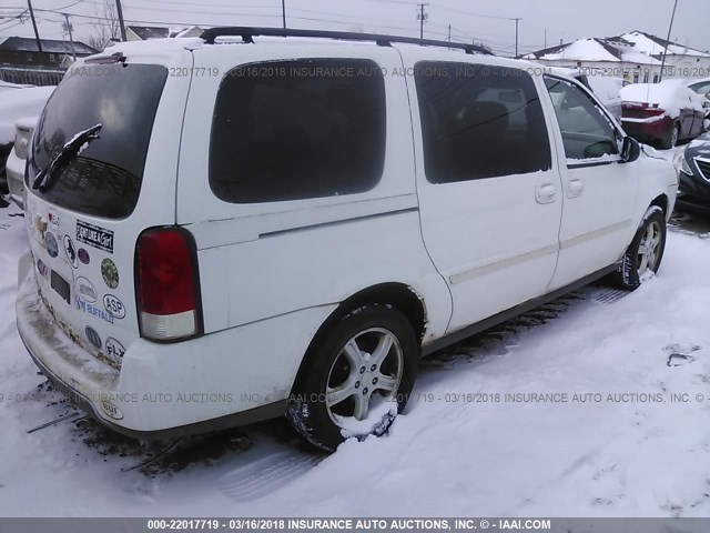 1GNDV23L45D255083 - 2005 CHEVROLET UPLANDER LS WHITE photo 4