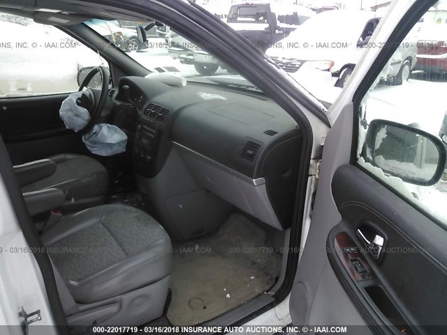 1GNDV23L45D255083 - 2005 CHEVROLET UPLANDER LS WHITE photo 5