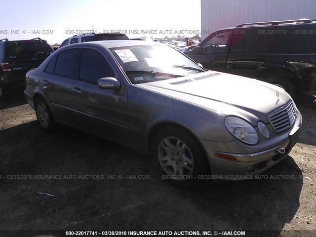 WDBUF26J16A980139 - 2006 MERCEDES-BENZ E 320 CDI GRAY photo 1