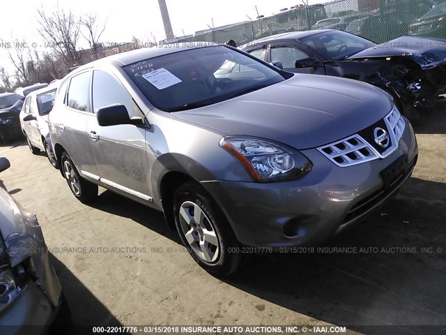 JN8AS5MV4EW701893 - 2014 NISSAN ROGUE SELECT S GRAY photo 1