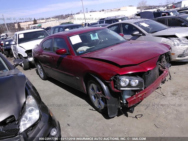 2B3CA3CV4AH108932 - 2010 DODGE CHARGER SXT RED photo 1