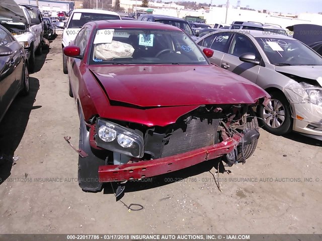 2B3CA3CV4AH108932 - 2010 DODGE CHARGER SXT RED photo 6