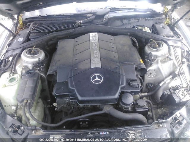 WDBNG70J72A288386 - 2002 MERCEDES-BENZ S 430 SILVER photo 10